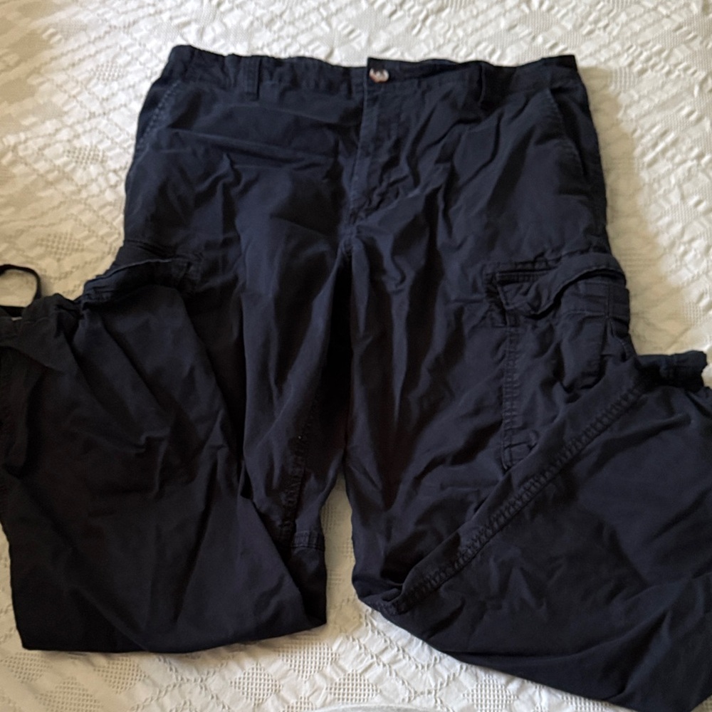 George Men's Black Cargo Pants